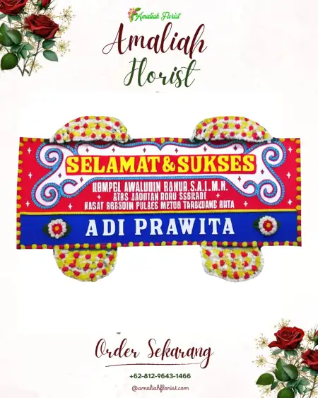Papan Bunga Ucapan Selamat Toko