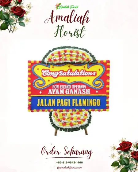 Sewa Papan Bunga Toko